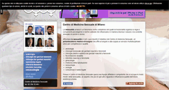 Desktop Screenshot of medicinasessuale.it